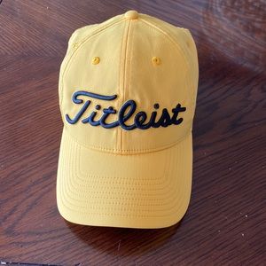 Yellow Titleist hat